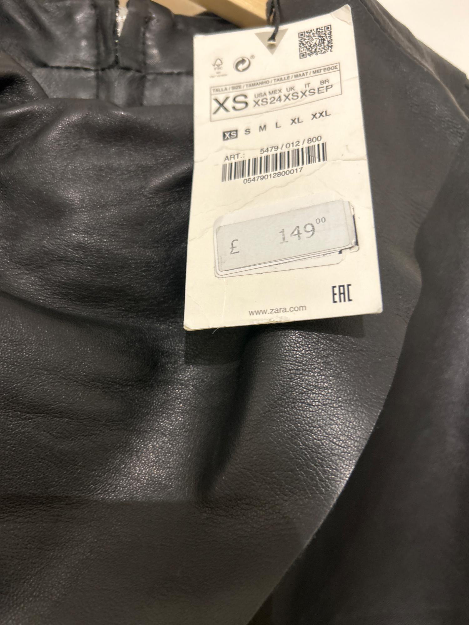 LEATHER DRESS WITH SCARF DETAIL