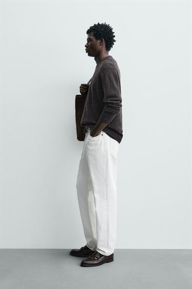 PULL EN LAINE BOTONATO - marron-vison de Zara - Image 3