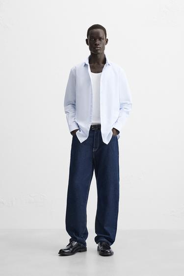 SLIM FIT SHIRT - White by Zara - Image 0