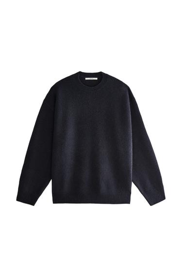 KASJMIER TRUI - Marineblauw van Zara