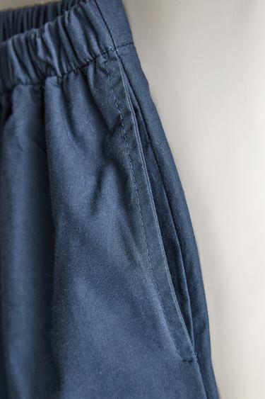 KIDS' BEACH BERMUDA SHORTS - Navy blue by Zara - Image 2