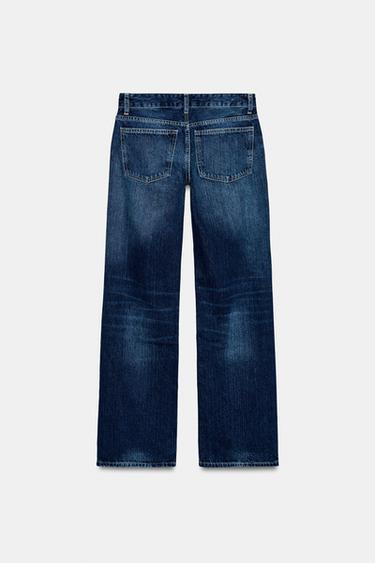 JEANS TRF WIDE LEG TAILLE BASSE - Indigo de Zara - Image 8