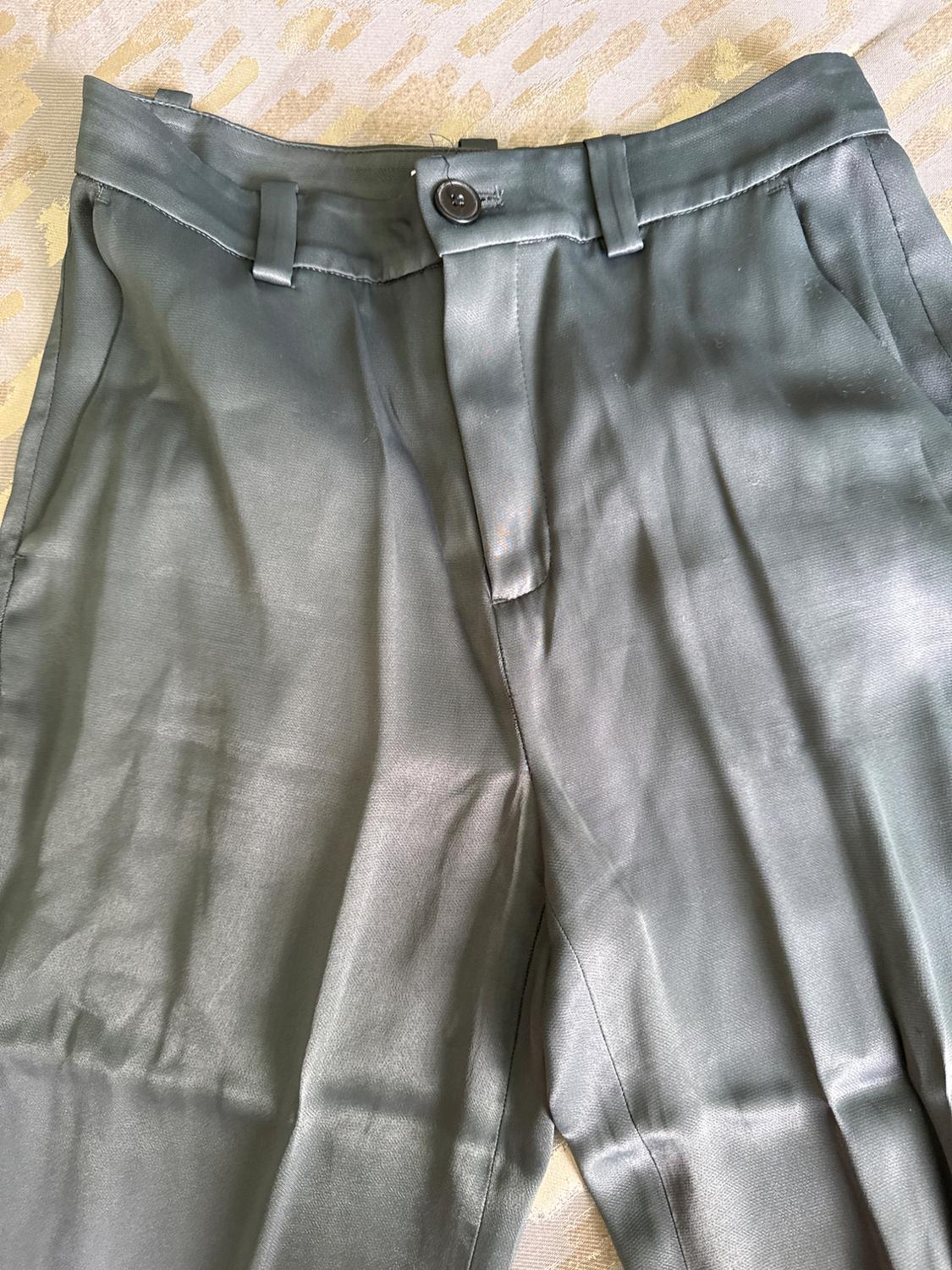 STRAIGHT SATIN EFFECT PANTS - Image 5