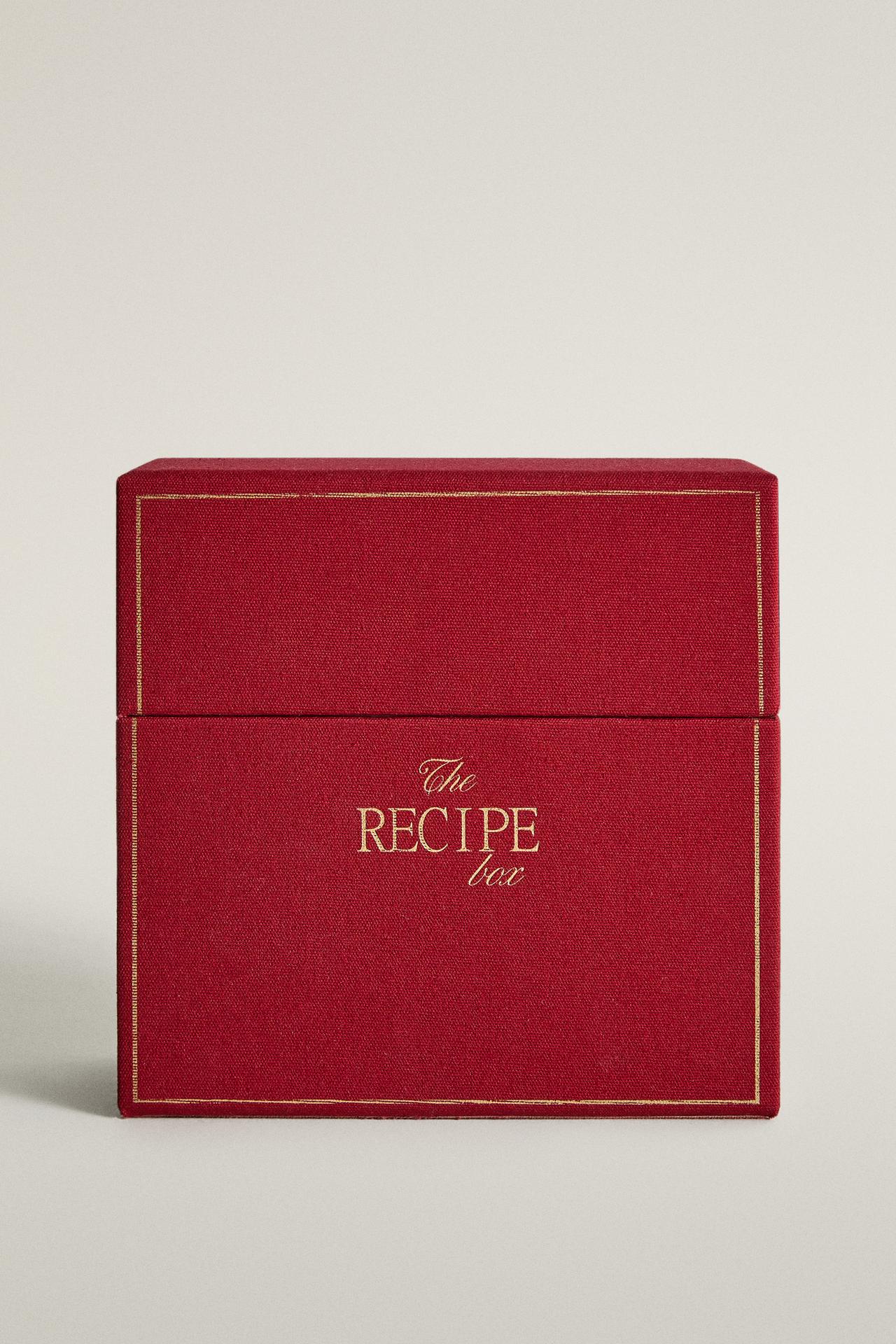CHRISTMAS RECIPE CARD BOX (ENGLISH)