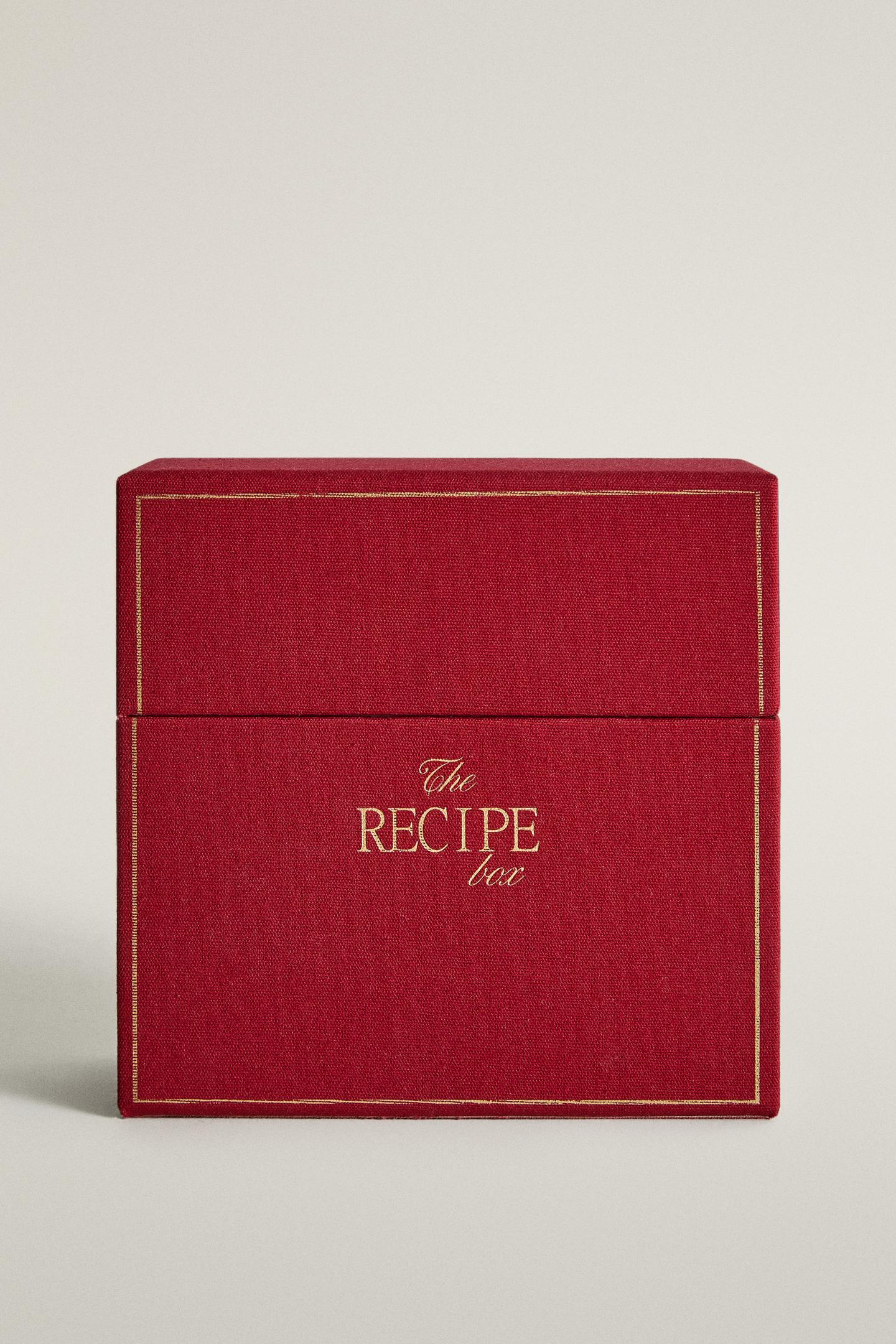 Zara Christmas Recipe Card Box (English), цвет: Красный — фото 1