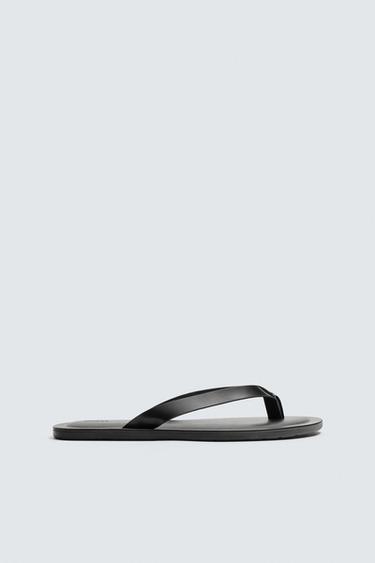 Zaras SANDALER MED REMMAR - Svart