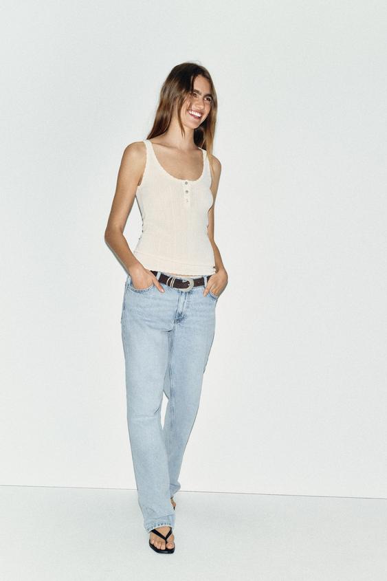 ROUND NECK KNIT TOP from Zara - $35.90