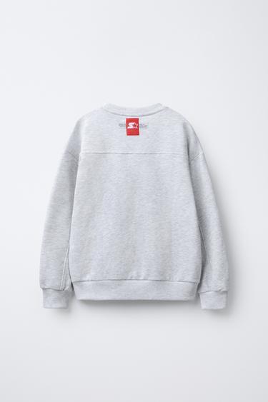 STARTER ® PRINTED SWEATSHIRT - Grey marl by Zara - Image 1