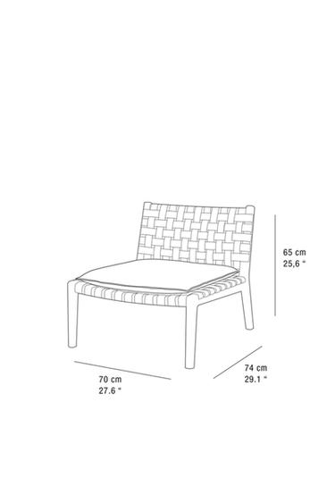 LOUNGE CHAIR 01 - Light beige by Zara - Image 5