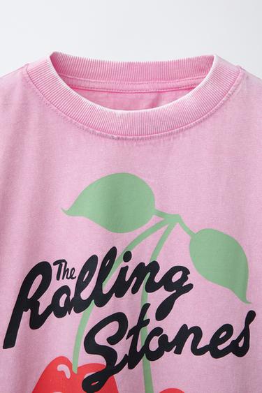T-SHIRT CERISES ROLLING STONES © - Rose de Zara - Image 2