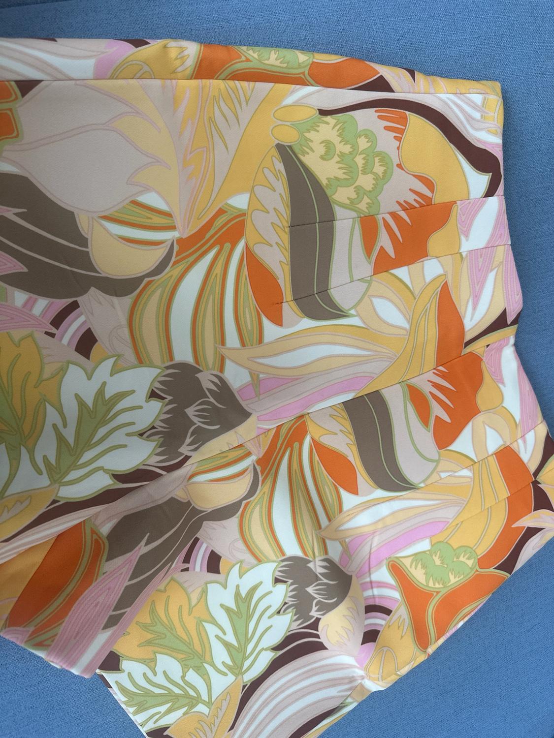 PRINTED HIGH-WAIST SHORTS - Image 3
