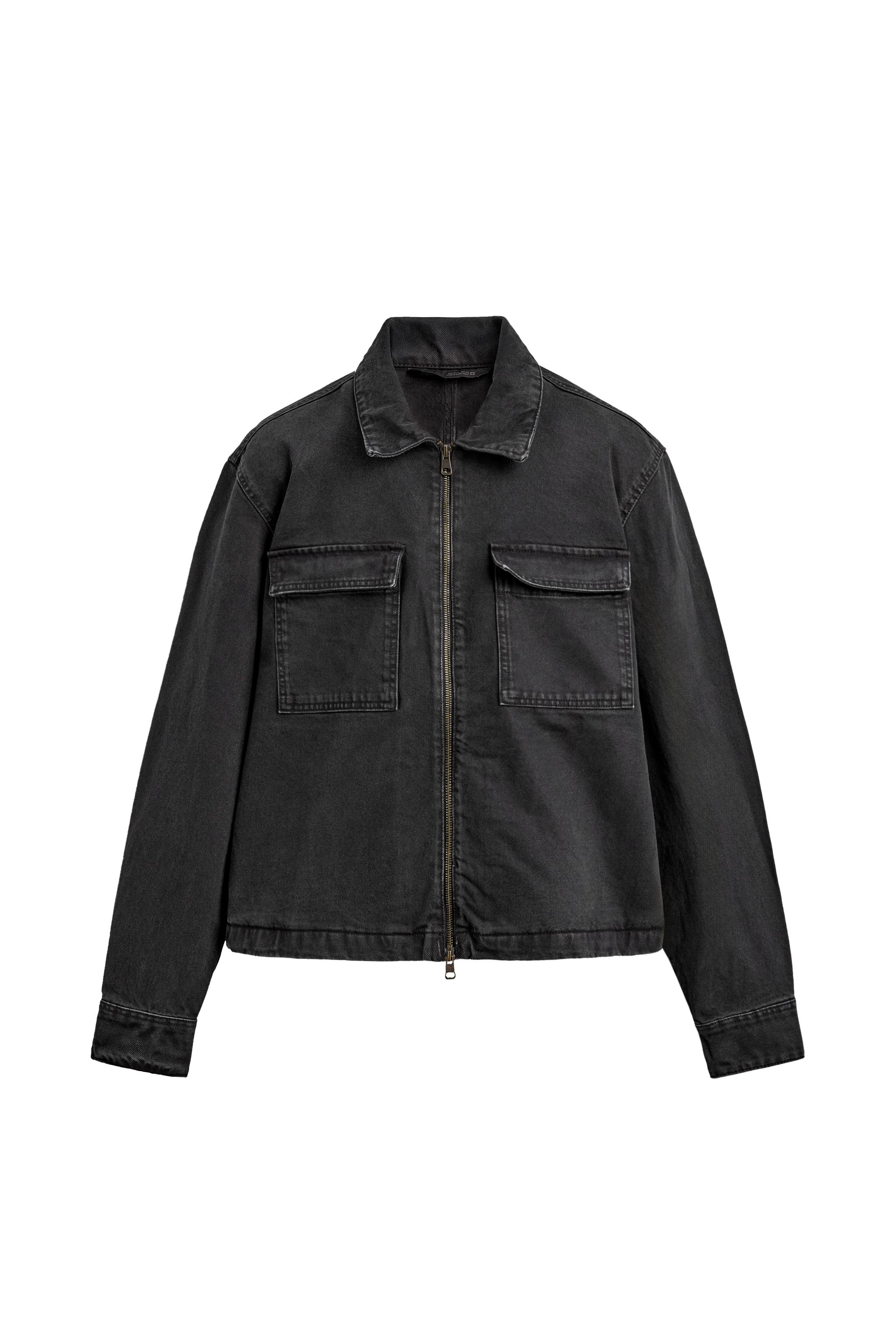 クロップドフィットジップアップジャケット - エクリュ | ZARA Japan
