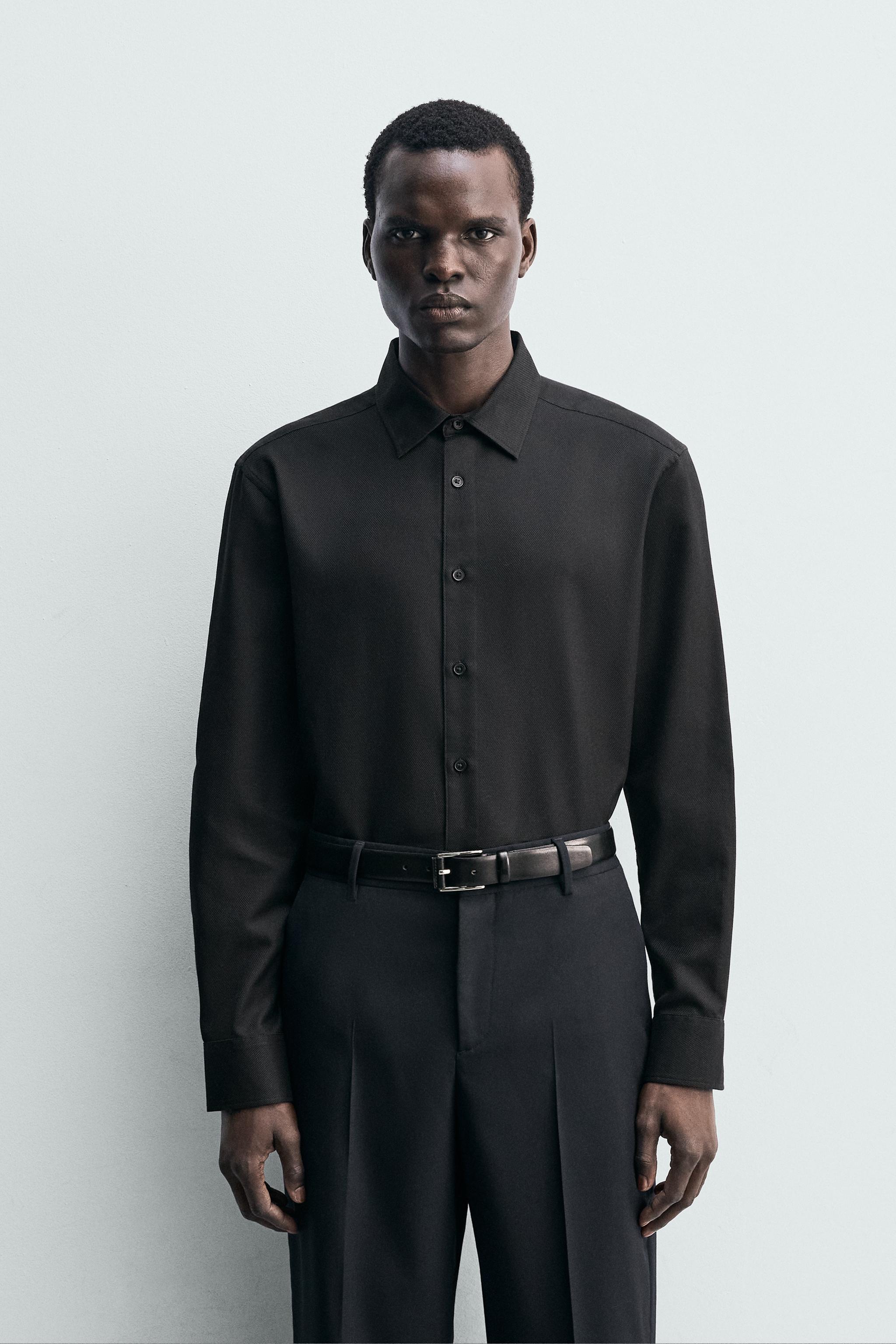 EASY CARE TEXTURED SHIRT