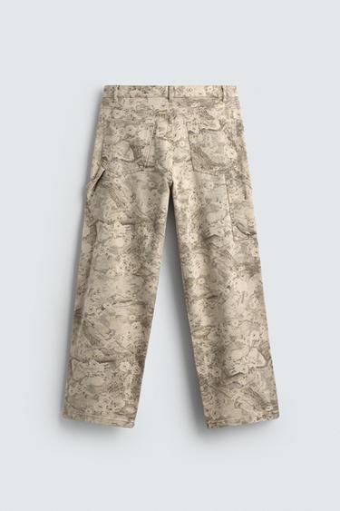 ABSTRACT PRINT CARPENTER TROUSERS - 026 by Zara - Image 6