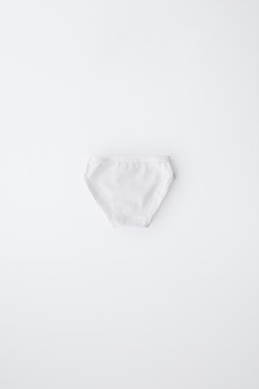 1 1/2-6 YEARS/ THREE-PACK OF PLAIN BRIEFS - White by Zara - Image 3