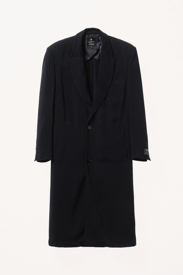 FLOWING WILLY CHAVARRIA X ZARA COAT - Navy blue by Zara