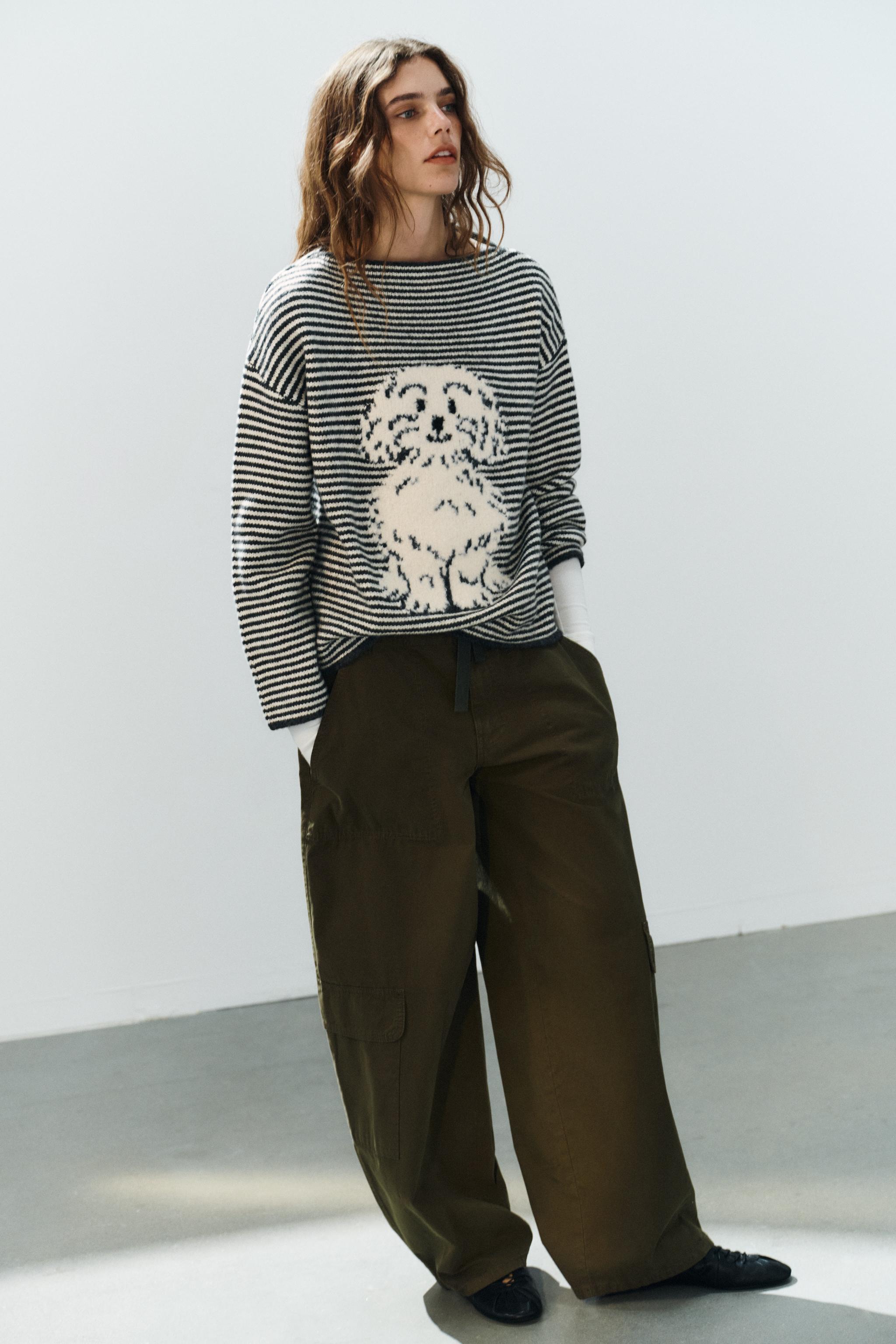 STRIPED KNIT SWEATER