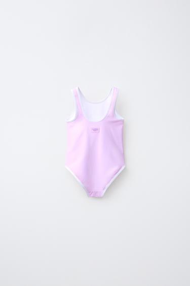 2-6 YEARS / CIRCUS PRINT SWIMSUIT - Pink / Mauve by Zara - Image 1