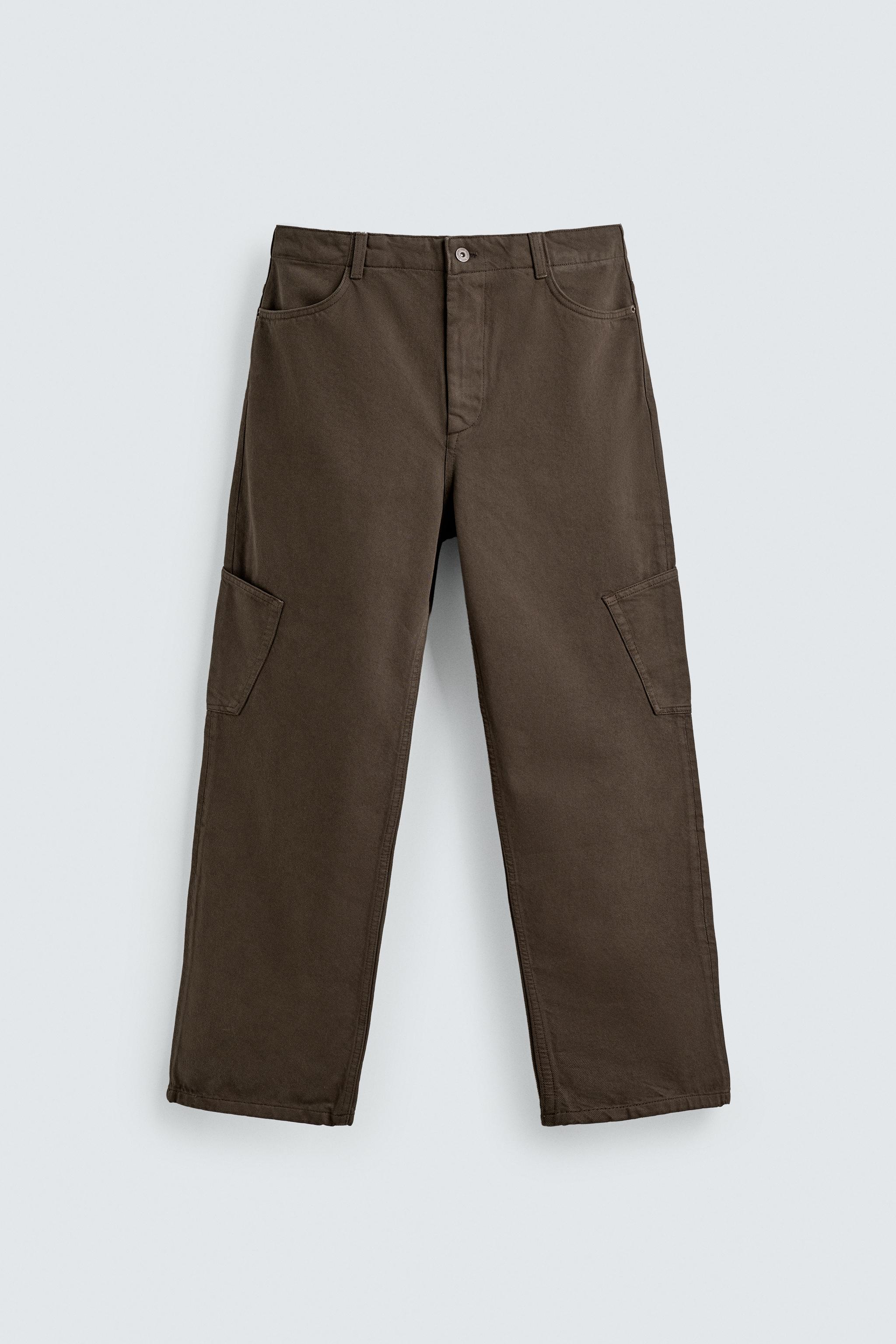 STRAIGHT FIT CARGO PANTS
