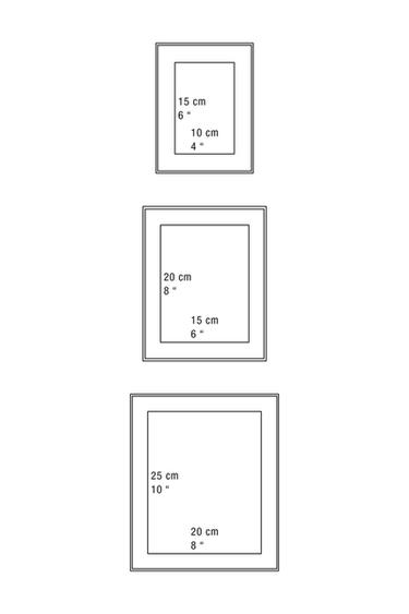 PHOTO FRAME WITH THIN SILVER BORDER - Silver by Zara - Image 5