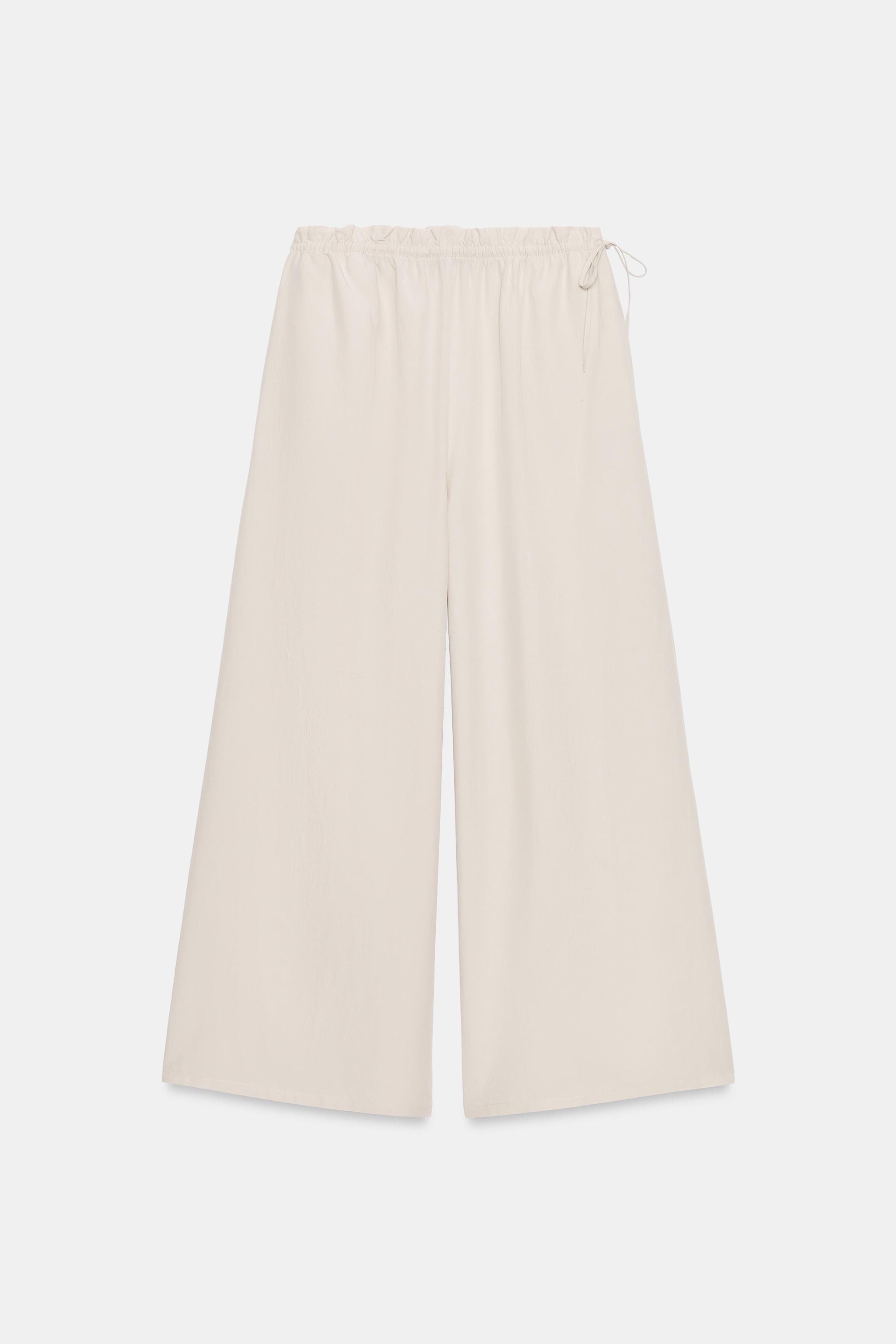 TIED PALAZZO PANTS
