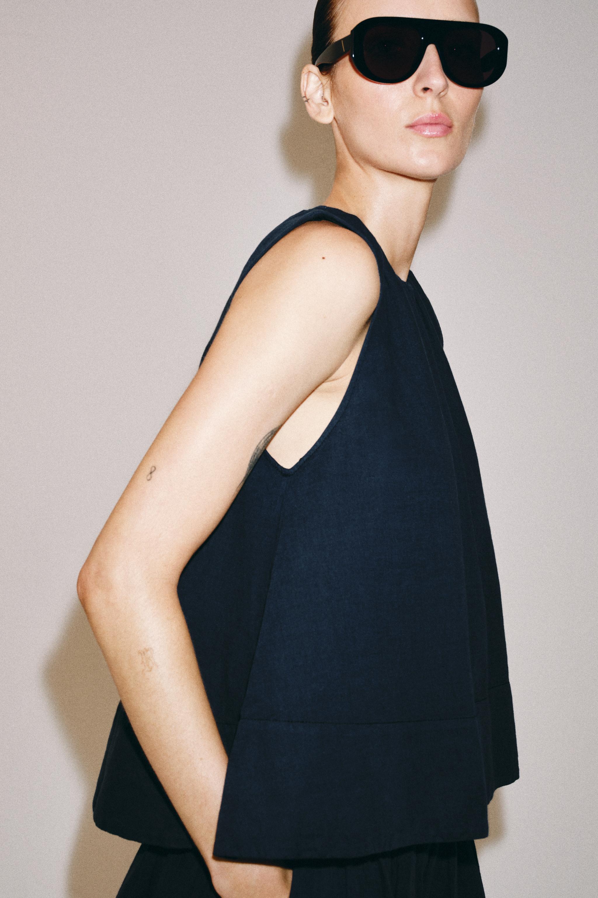 Zara ZW COLLECTION KETEN BLUZ görsel 4