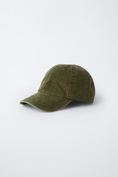 STORIESZ - CASQUETTE EFFET DÉLAVÉ EN COTON - Vert de Zara - Image 1