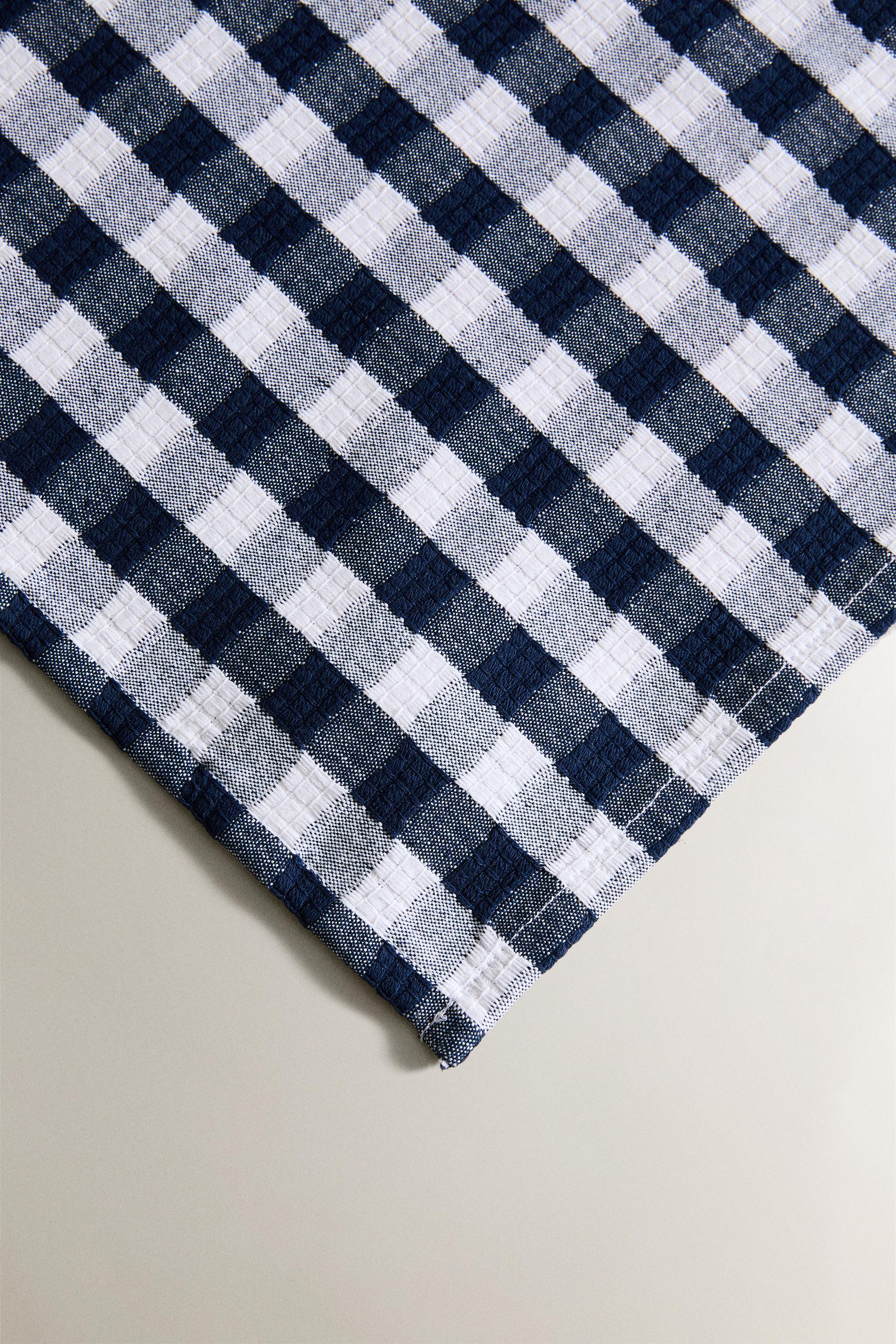 SERVIETTES DE TABLE VICHY CARREAUX (LOT DE 2)