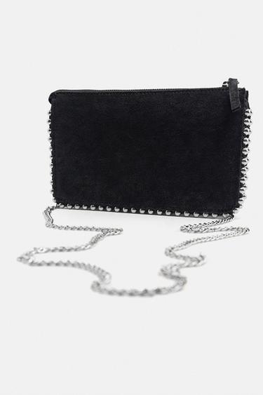 Sac porté épaule à clous métalliques | Noir | Tommy Hilfiger Sac porté épaule à clous métalliques | Noir | Tommy Hilfiger
