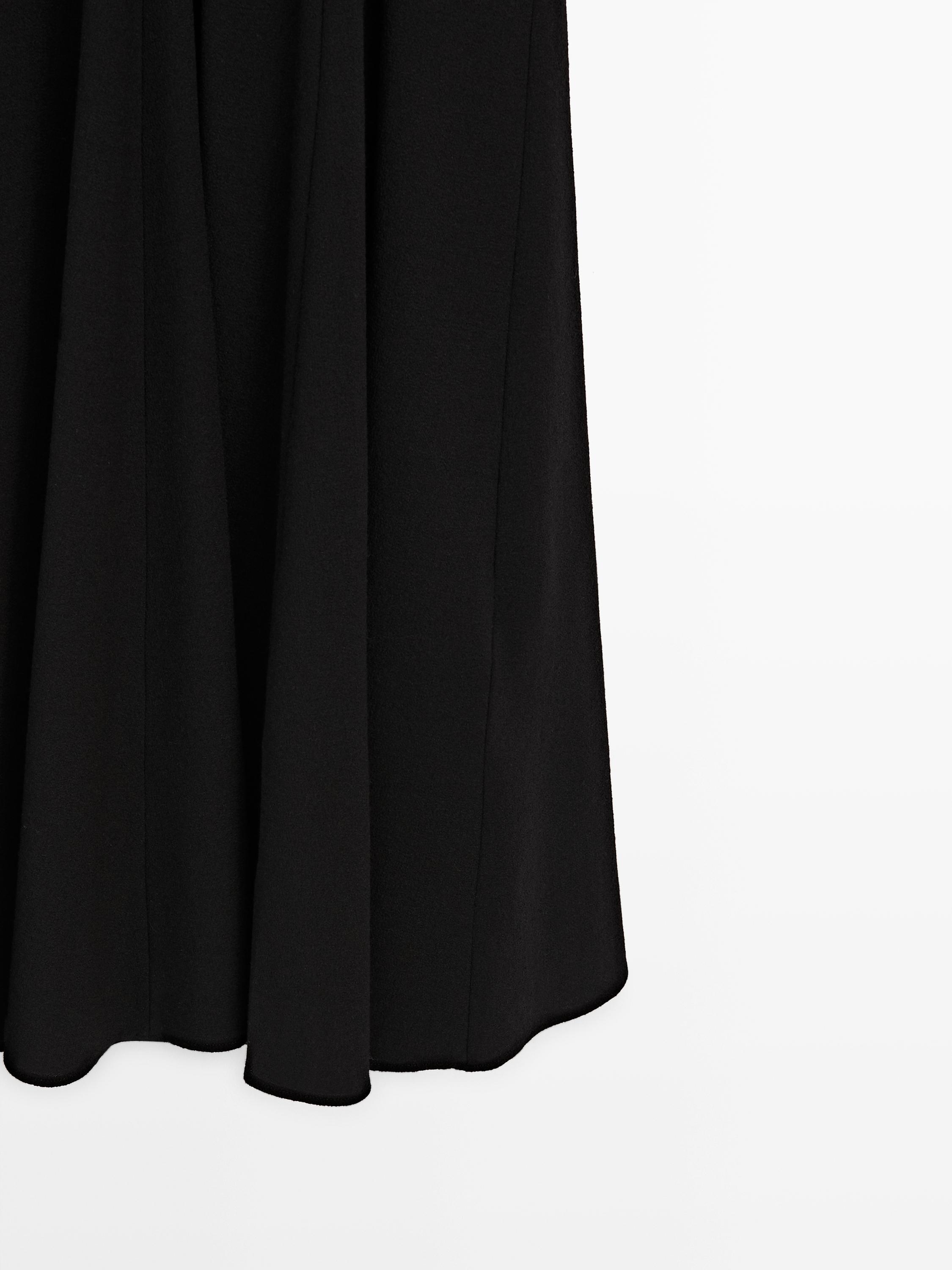 Halter neck midi dress with tie detail