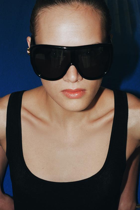 SYZE DIELLI AVIATOR ME EKRAN - E zezë nga Zara - Imazh 0
