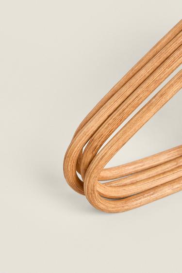 CINTRE ENFANT ROTIN (LOT DE 4) - Beige clair de Zara - Image 5