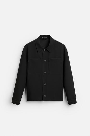 CAMISA AMPLA BOXY FIT - Preto da Zara