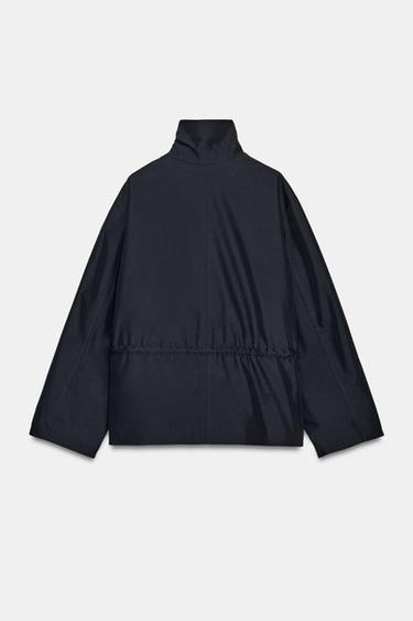 TAB PARKA ZW COLLECTION - Navy blue by Zara - Image 6