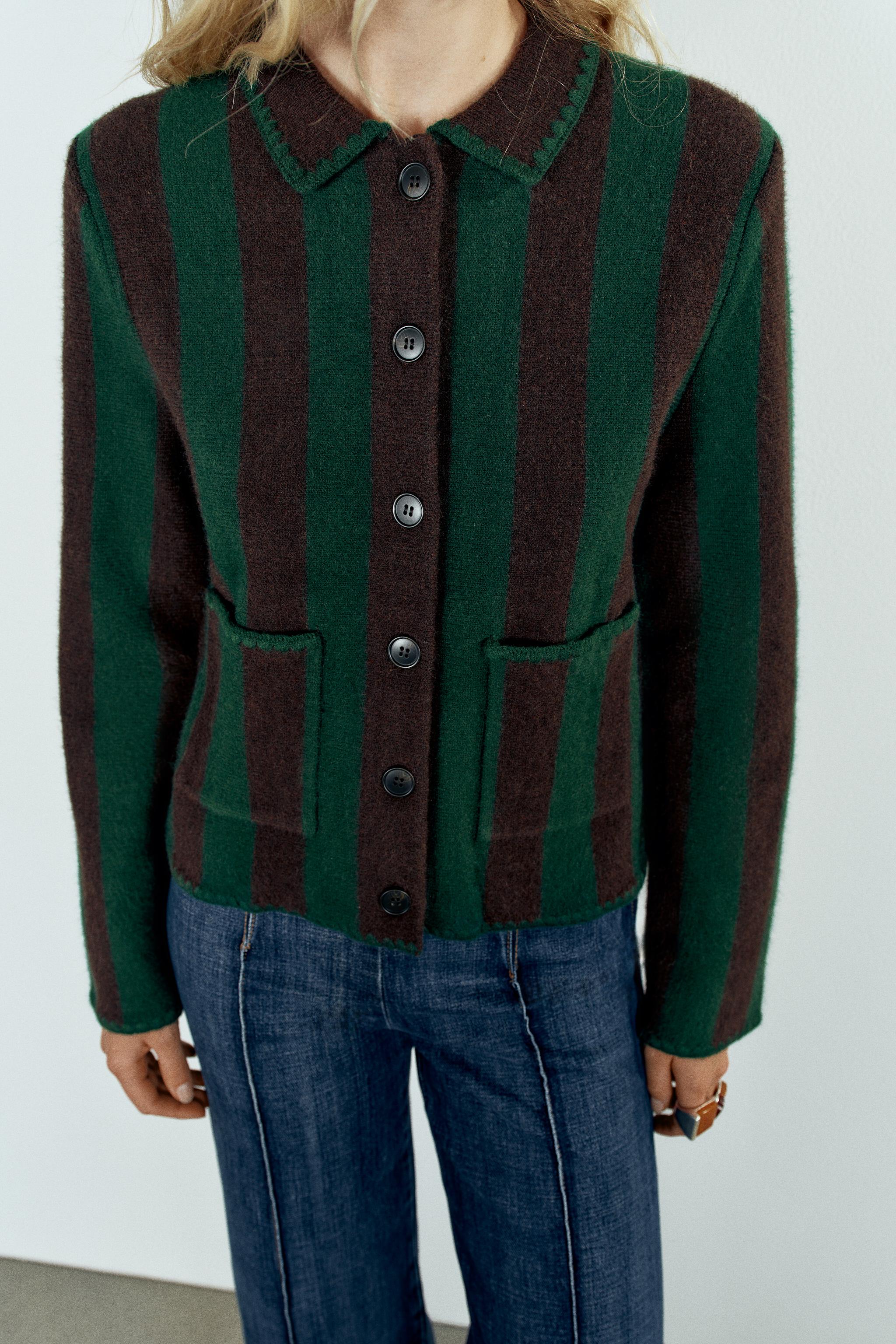 STRIPED CARDIGAN
