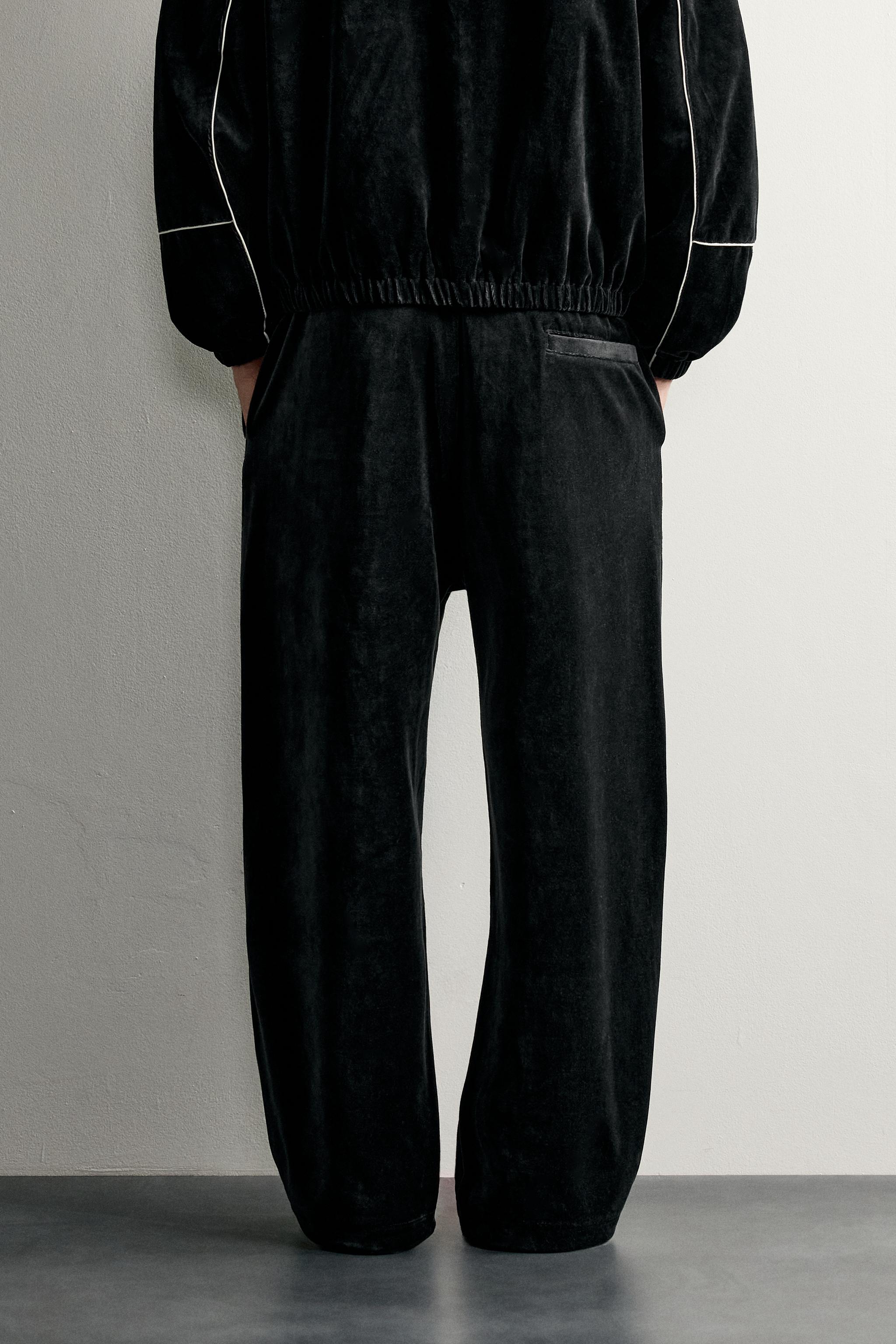 RETRO VELOUR TRACK PANTS
