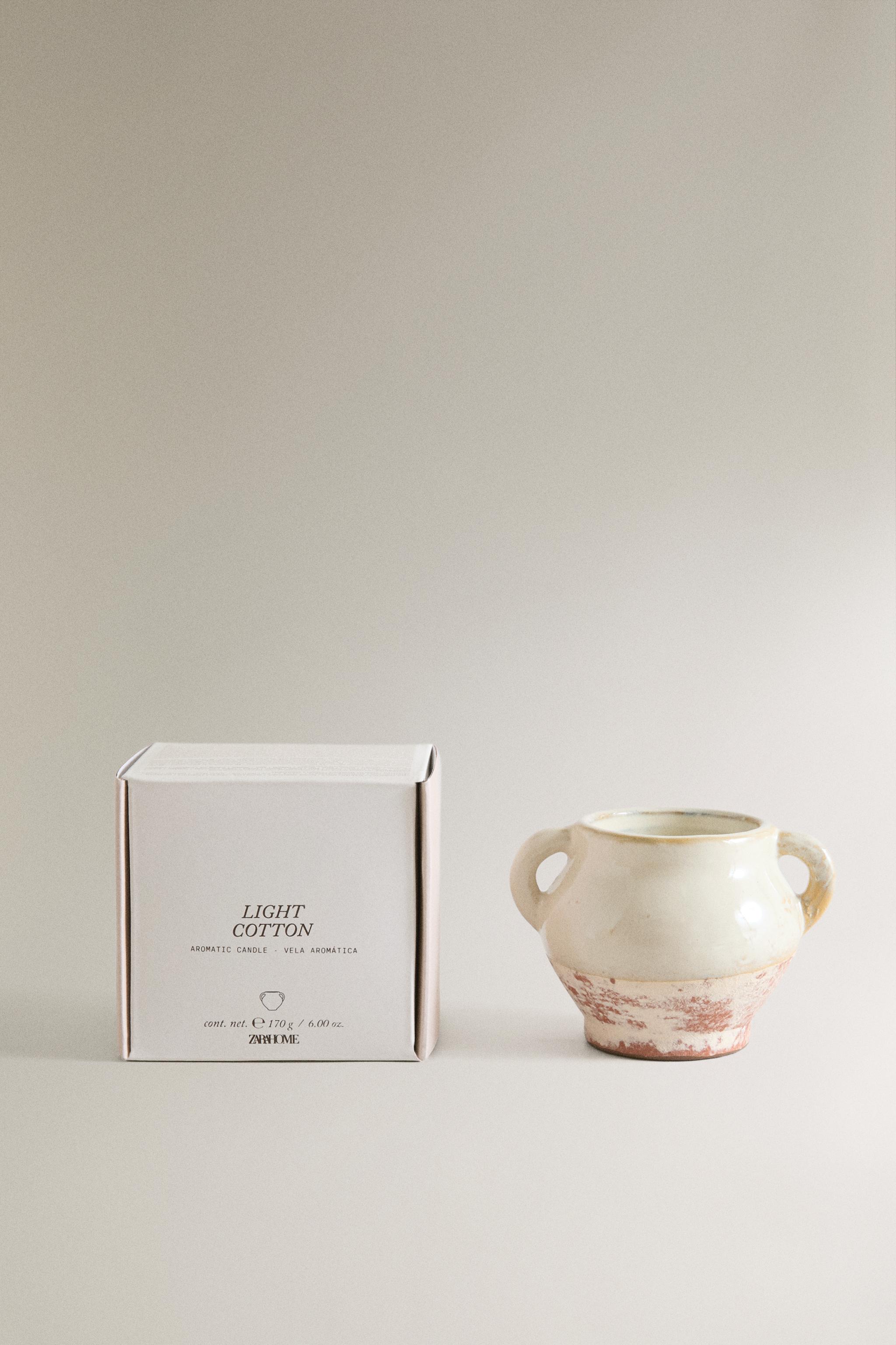 (170 G) LIGHT COTTON SCENTED CANDLE