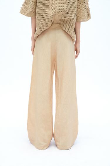 PAREO TROUSERS X FANGLU LIN - Beige by Zara - Image 4