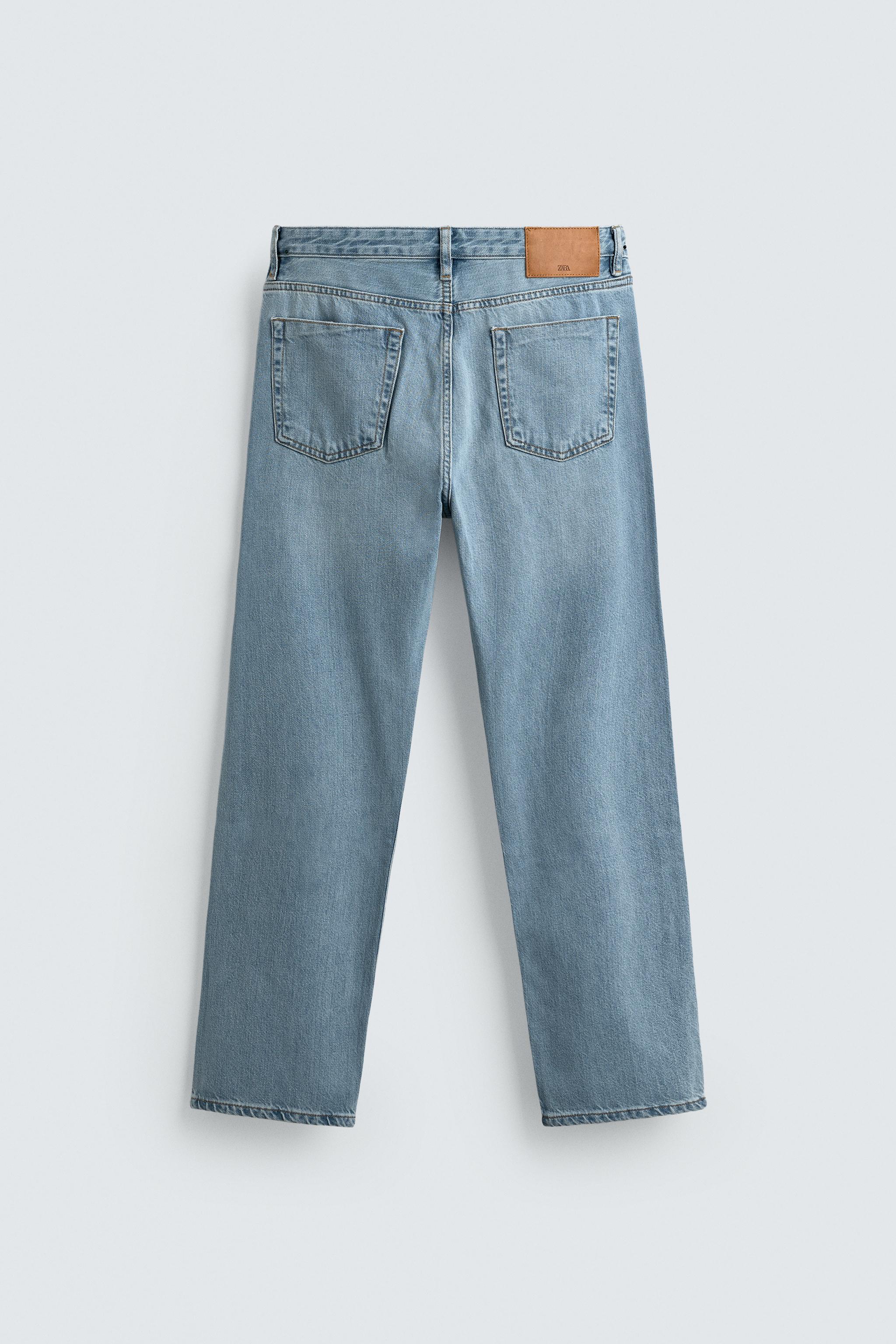 JEAN DROIT CHEVILLE EN COTON ET LYOCELL