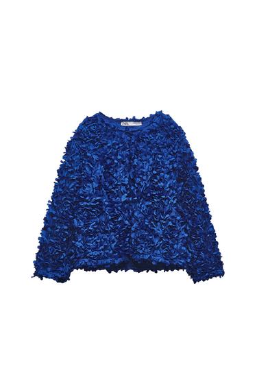 TEXTURED WEAVE KNIT CARDIGAN