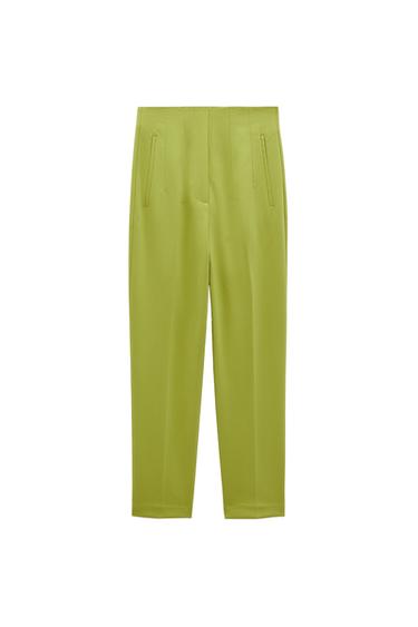 HIGH-WAIST TROUSERS