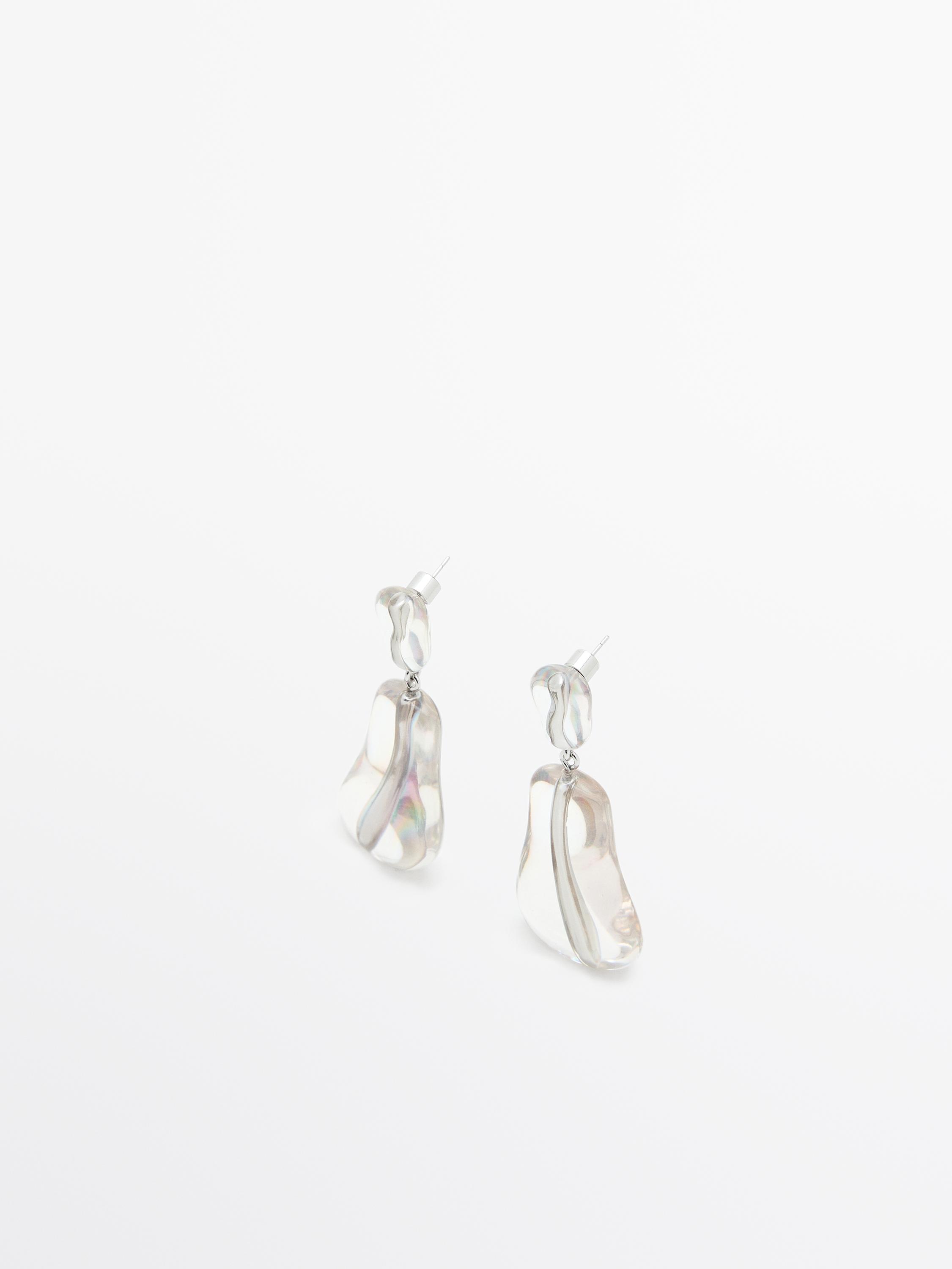 Earrings with piece detail - Limited Edition