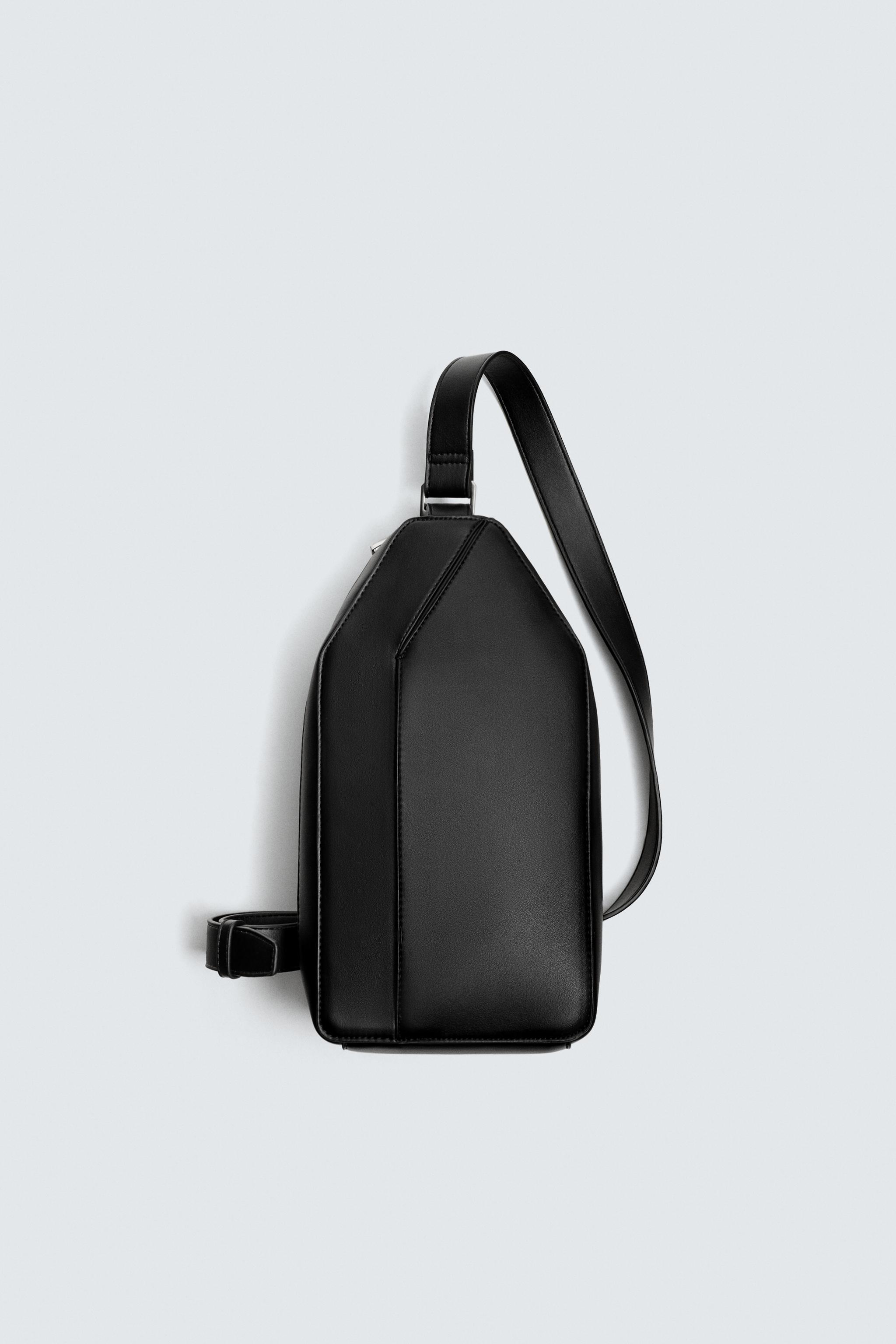無地縦型クロスボディバッグ - ブラック | ZARA Japan / 日本