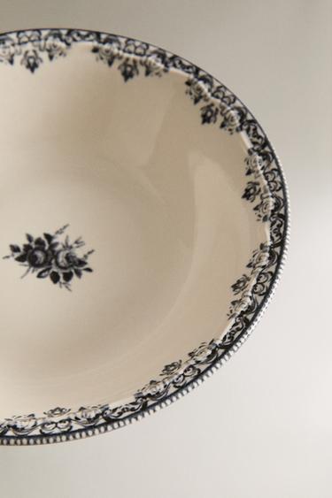 BOL DESSERT MOTIF POSITIONNÉ - Bleu / Gris de Zara - Image 2