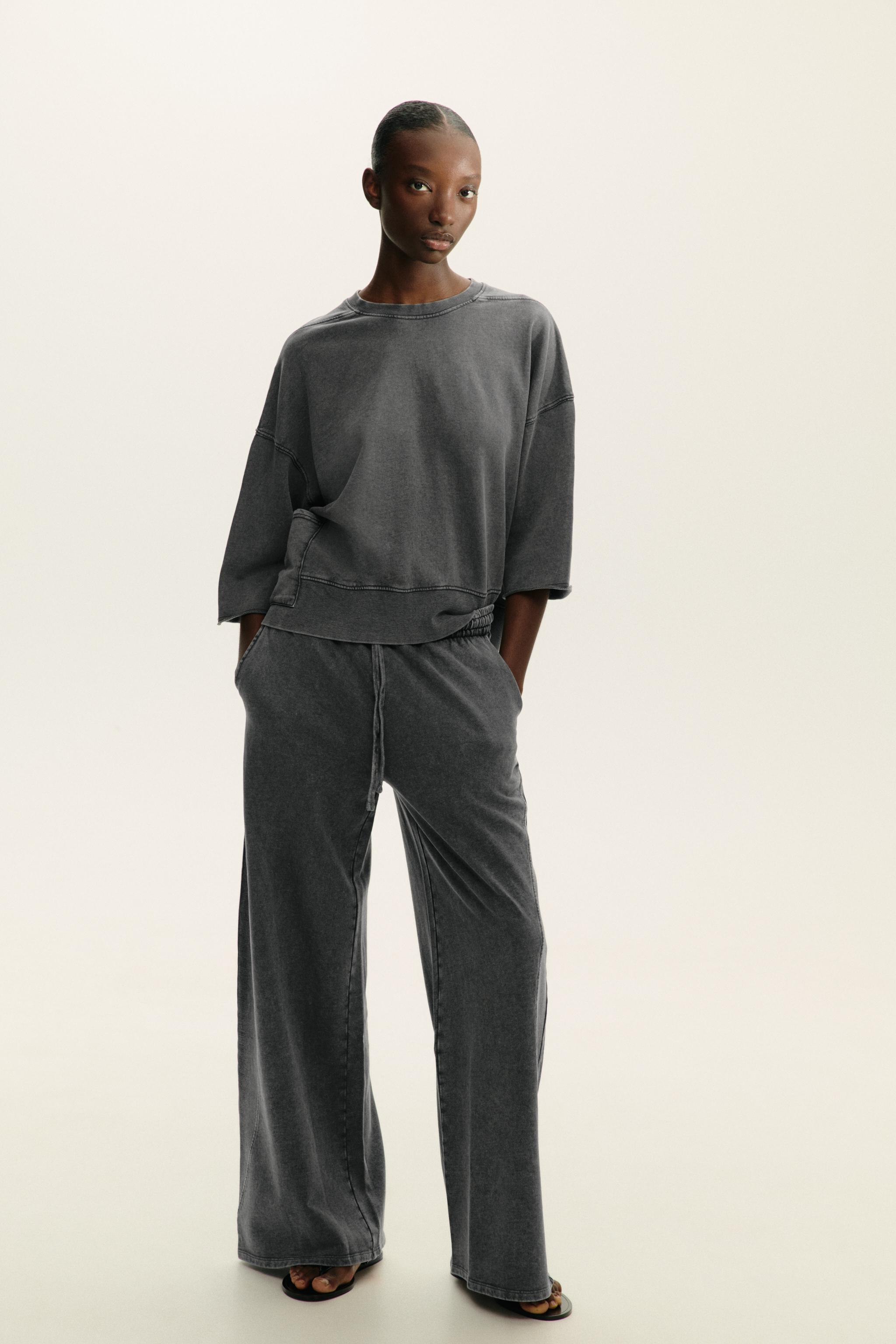 WASHED SWEATSHIRT - Dusty pink | ZARA Mexico