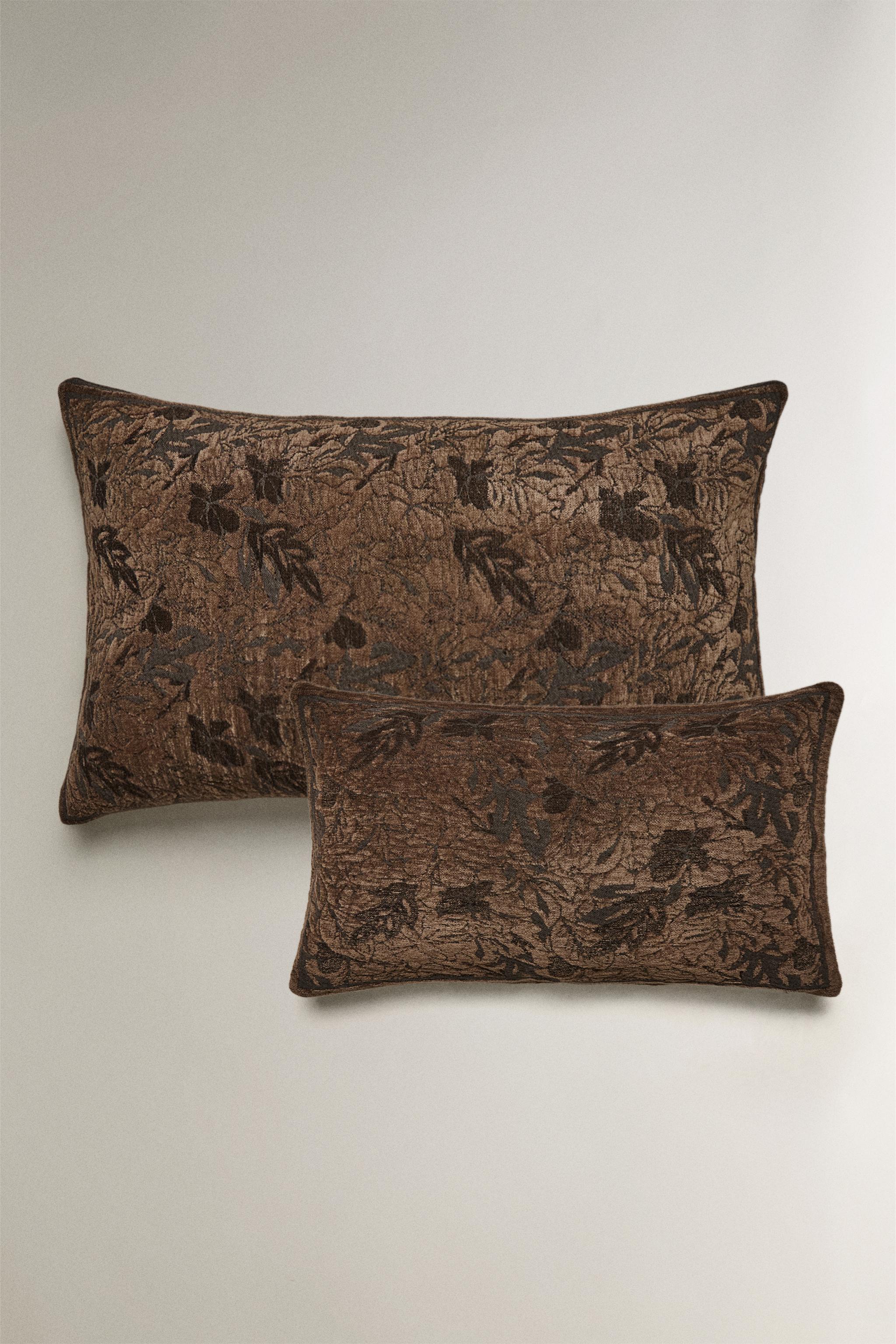 JACQUARD CHENILLE CUSHION COVER