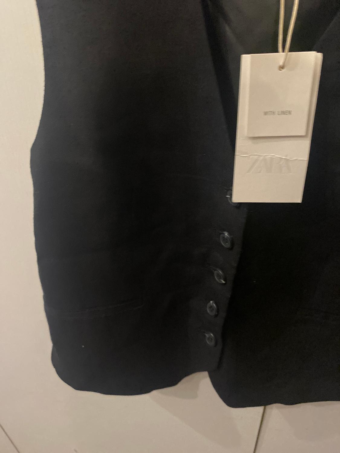ΜΑΎΡΟ OVERSIZED ΛΙΝΌ ΓΙΛΈΚΟ - Image 3