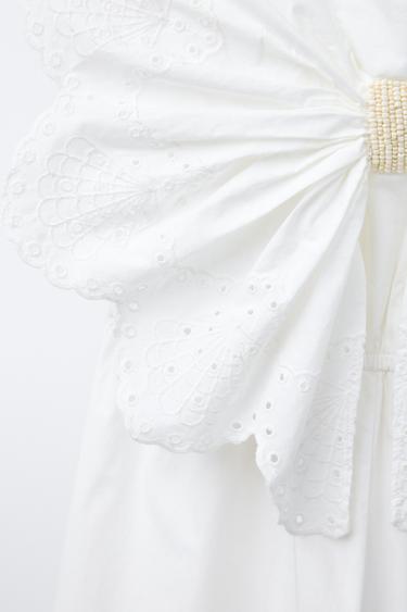 EMBROIDERED BUTTERFLY JUMPSUIT - Oyster-white by Zara - Image 2