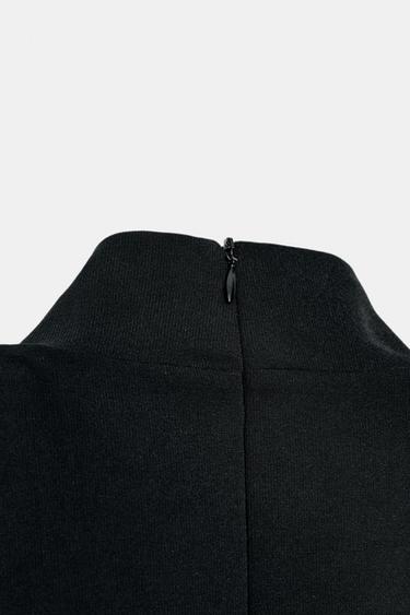 SLEEVELESS PEPLUM TOP - Black by Zara - Image 8