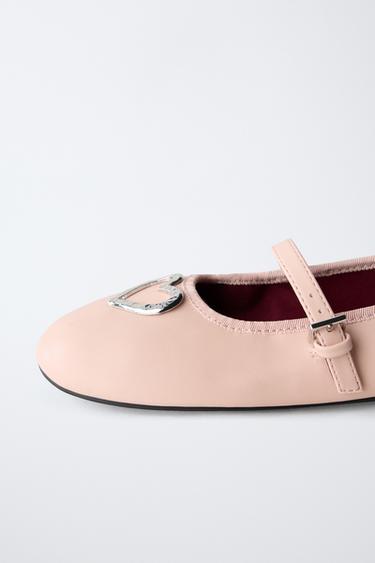 HEART BALLERINAS - Pink de Zara - Image 5